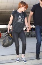 KRISTEN STEWART at Leavs LAX Airport for Tokyo