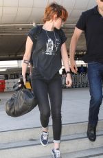 KRISTEN STEWART at Leavs LAX Airport for Tokyo