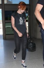 KRISTEN STEWART at Leavs LAX Airport for Tokyo