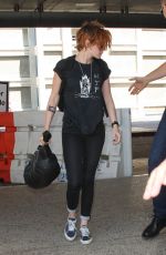 KRISTEN STEWART at Leavs LAX Airport for Tokyo