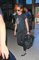 KRISTEN STEWART at Leavs LAX Airport for Tokyo