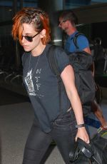 KRISTEN STEWART at Leavs LAX Airport for Tokyo
