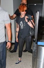 KRISTEN STEWART at Leavs LAX Airport for Tokyo