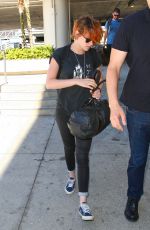 KRISTEN STEWART at Leavs LAX Airport for Tokyo