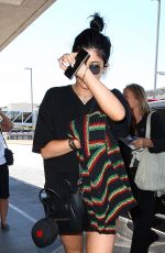 KYLIE JENNER at Los Angeles International Airport