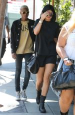 KYLIE JENNER Out for Lunch in West Hollywood