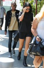 KYLIE JENNER Out for Lunch in West Hollywood