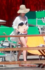 LANA DEL REY in Bikini on Vacation in Italy
