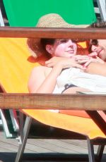 LANA DEL REY in Bikini on Vacation in Italy