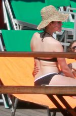 LANA DEL REY in Bikini on Vacation in Italy