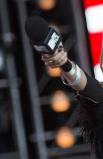 LAURA WHITMORE at MTV Crashes Plymouth at Plymouth Hoe