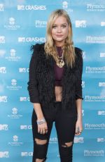 LAURA WHITMORE at MTV Crashes Plymouth at Plymouth Hoe