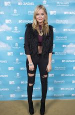 LAURA WHITMORE at MTV Crashes Plymouth at Plymouth Hoe