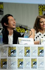 LAUREN COHAN at The Walking Dead Panel at Comic-con in San Diego