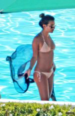 LEA MICHELE in Bikini at a Pool in Santa Barbara