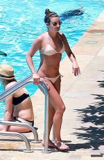 LEA MICHELE in Bikini at a Pool in Santa Barbara