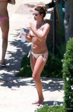 LEA MICHELE in Bikini at a Pool in Santa Barbara