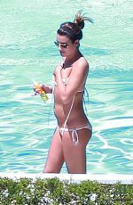 LEA MICHELE in Bikini at a Pool in Santa Barbara