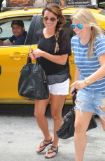 LEA MICHELE Out and About in Manhattan