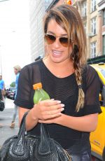 LEA MICHELE Out and About in Manhattan