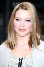 LEA SEYDOUX at Miu Miu Resort Collection in Paris