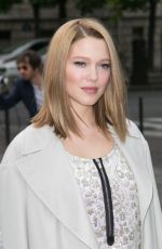 LEA SEYDOUX at Miu Miu Resort Collection in Paris