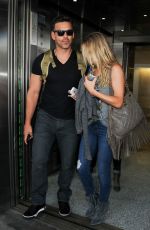 LEANN RIMES and Eddie Cibrian Arrives at Los Angeles Inernational Airport