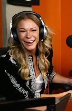 LEANN RIMES at SiriusXM Studios in New York