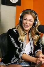 LEANN RIMES at SiriusXM Studios in New York