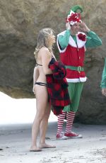 LEANN RIMES in Bikini at a Photoshoot in Malibu