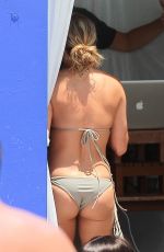 LEANN RIMES in Bikinia at a Pool in Miami