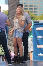 LEANN RIMES on the Set of Extra in Universal City