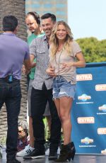 LEANN RIMES on the Set of Extra in Universal City
