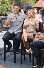 LEANN RIMES on the Set of Extra in Universal City