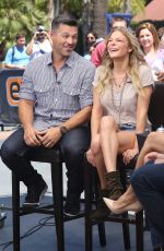 LEANN RIMES on the Set of Extra in Universal City