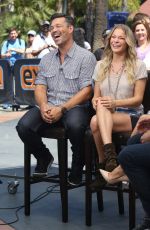 LEANN RIMES on the Set of Extra in Universal City