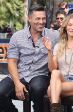 LEANN RIMES on the Set of Extra in Universal City
