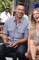 LEANN RIMES on the Set of Extra in Universal City