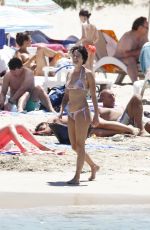 LENA HEADEY in Bikini at a Beach in Ibiza