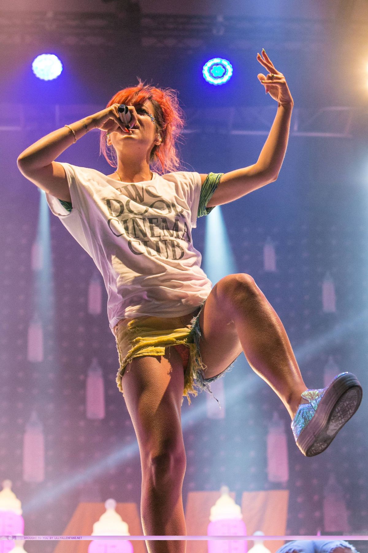 LILY ALLEN Performs at Latitude Festival.