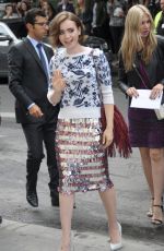 LILY COLLINS at Chanel Fashion Show in Paris