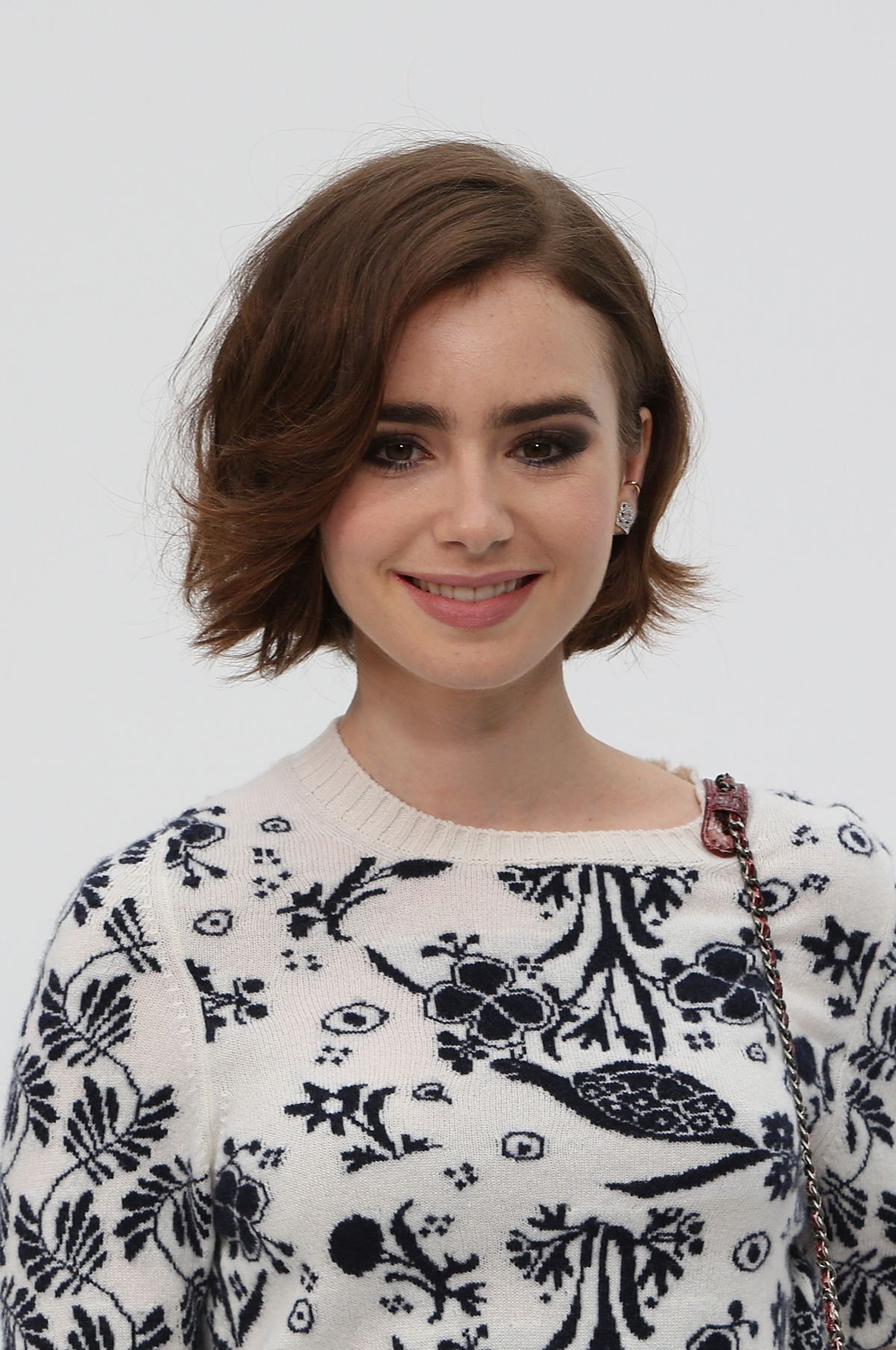 LILY COLLINS at Chanel Fashion Show in Paris 07/04/2017 – HawtCelebs
