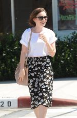 LILY COLLINS Out and About in West Hollywood