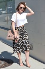 LILY COLLINS Out and About in West Hollywood