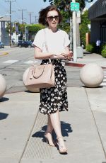 LILY COLLINS Out and About in West Hollywood