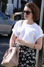 LILY COLLINS Out and About in West Hollywood