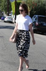 LILY COLLINS Out and About in West Hollywood