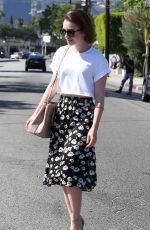 LILY COLLINS Out and About in West Hollywood