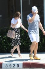 LILY COLLINS Out and About in West Hollywood