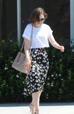 LILY COLLINS Out and About in West Hollywood